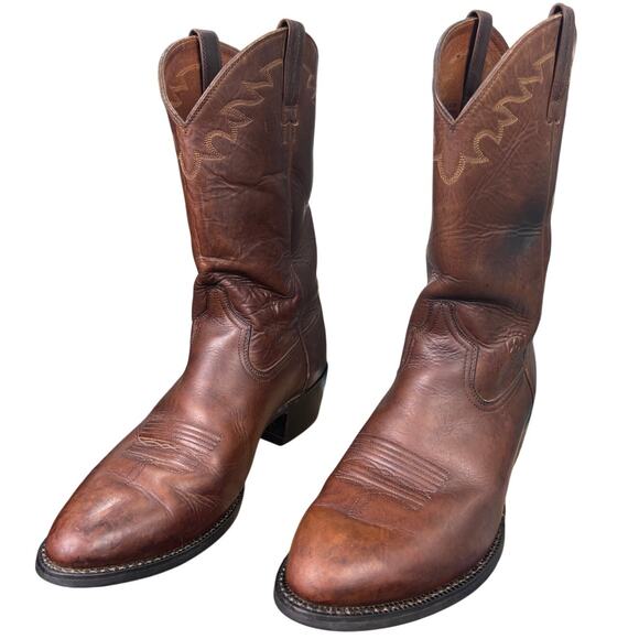 Ariat Men’s Heritage Brown Leather Western Cowboy Boots Size US 13 D main image 10